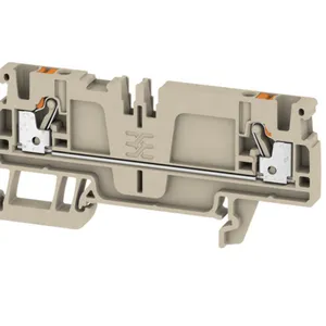 魏德米勒直通型接线端子, PUSH IN, 2.5 mm?, 800 V, 24 A, 深褐APGTB 2.5 2T VL 4C/2 APGTB 4 2T 4C/2