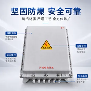 铸铝防爆接线箱 户外工业防爆箱 多孔出线空箱 支持开孔定制