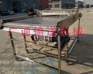 宁津县厂家直销压铸模链板输送线 轴承板式冷却降温输送机 性价比高
