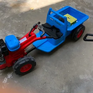 儿童手扶式拖拉机玩具 儿童玩具拖拉机 游乐手扶拖拉机