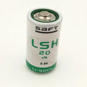 供应法国原装进口SAFT帅福得LSH20 3.6V锂电池工控PLC锂电池1号D型带插头
