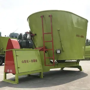 卧式侧出料搅拌机 螺带式扒草混料机 定做大容量搅拌机