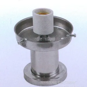 供应不锈钢柱子灯座配件,HY-2509,围墙照明灯具灯头灯座,户外灯照明柱座配件,E27罗口灯头灯座