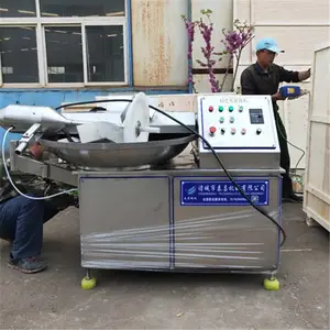 香肠丸子馅料斩拌机 商用变频斩拌机