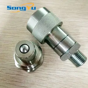 中高压气液快速接头系列不锈钢304耐高温耐腐蚀双开闭HP1500系列