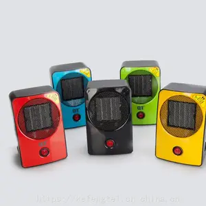 直销小型家用桌面复古取暖器 迷你便携办公室热风PTC过热断电暖风机