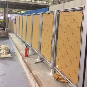 车间隔断 铝型材铝合金透明亚克力护栏 防弧光围栏 按尺寸定制