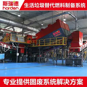 水泥窑替代燃料制备系统 生活垃圾资源化处理系统