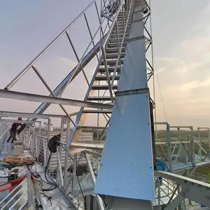 5000吨谷物仓的设计建造安装 粮食输送机 环保清理筛