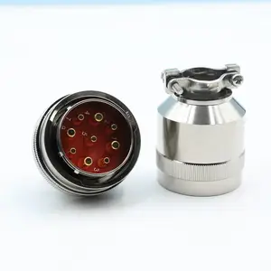 XCD系列XCD33T9Z1P1+XCD33F9K1P1圆形航空插头插座大电流电连接器