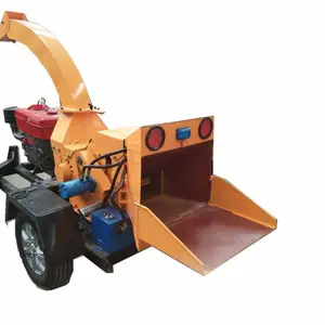 陕西9SZ-380型园林果园小型树枝粉碎机厂家直销