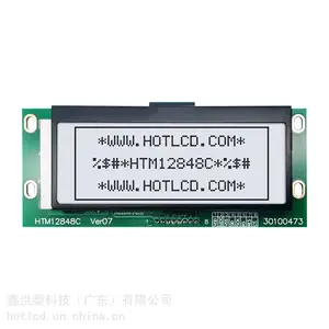 LCD液晶显示屏128x48点阵COG液晶模组HTM12848A