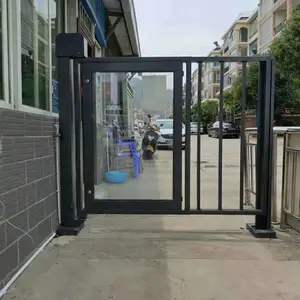 小区工厂人行通道电动门自动门平开小门人脸识别安装