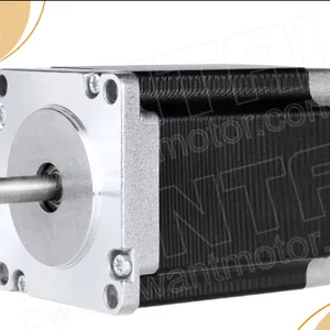 57系列步进电机 口罩机电机 84MM 4A 2.4NM 双出轴双扁丝