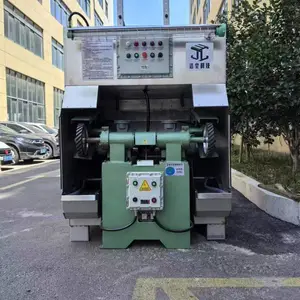 双电机独立控制立式砂带机防爆环保型