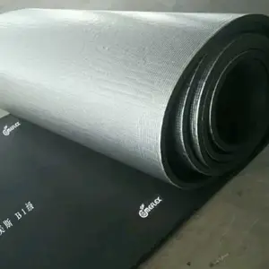 奥美斯牌贴铝箔B1级橡塑保温板价低生产厂家
