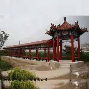 定制古建凉亭 中式凉亭 古建长廊施工