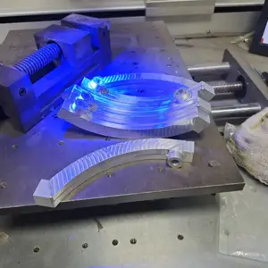 激光焊接加工厂/铝合金设配元件样品/全自动双摆头连续激光焊接加工