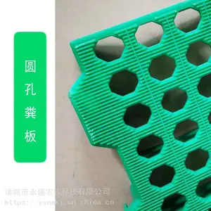 养羊繁殖用漏粪板 羊圈漏粪网床 1米圆孔羊粪板