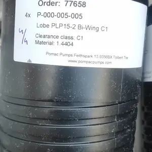 荷兰Pomac卫生齿轮泵PLP-G原厂适用于食品饮料制药化学工业