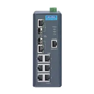 2光6千兆电口，4光4电宽温 非网管研华交换机 EKI-2748FI/CI