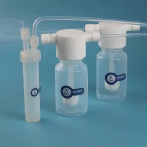 聚四氟乙烯洗气瓶耐氟化氢500ml吸收瓶装置PFA材质