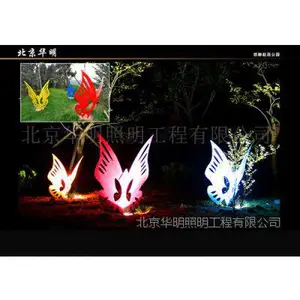 供应定制大型钢结构LED草莓景观灯