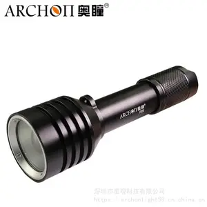 ARCHON奥瞳D12U专业潜水手电筒 水肺潜水灯 水下摄影摄像补光灯 白光+红光+蓝光 可调焦距