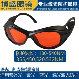 355nm532nm1064nm激光护目镜 绿光紫外光蓝光皮秒opt 美容洗眉***防护眼镜