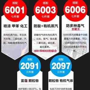 3M6800全面型防护面具