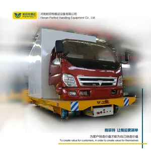 金属材料运输车 低压轨道平车 自动化电动运输车