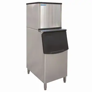 雪人大型月冰机AM-600 商用分体式月形冰机 270公斤水冷