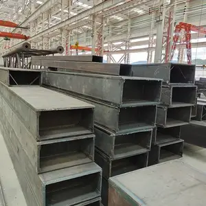 昆昊钢结构加工厂家 焊接型 箱梁柱老挝大型厂房仓库房建工程