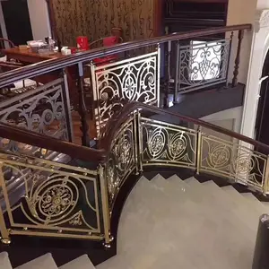 Ȫ ��������ɫ���Զ�24K��ͭ��¥�ݷ���YZ-058