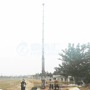 公民应急专用升降桅杆 通信伪装机械化车载固定手摇升降支架