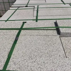 黄冈花岗岩石材 天然芝麻白花岗岩广场铺路砖 抗风化 蓝石w0075