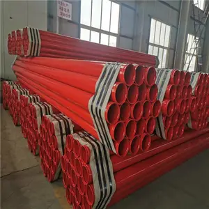 供应 恒运DN65卡箍连接内外涂塑钢管 加工定制
