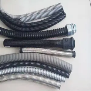 仪器仪表配线 15防水阻燃包塑金属柔性导线管长盛丰源加厚蛇皮管厂