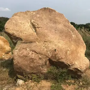 供应潮州 大型景观石村牌石 自然风景石 假山石