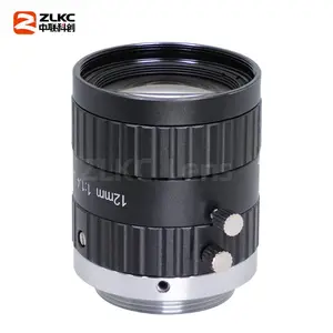 ZLKC中联科创12mm工业相机镜头HM1214MP5低畸变手动光圈C口镜头