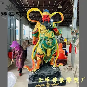 1.8米武财神关公 伽蓝菩萨 武圣关公佛像 关圣帝君雕塑厂家
