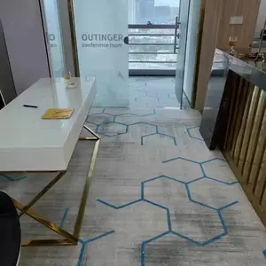 北欧办公地毯 样板间满铺地毯 简约印花地毯