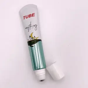厂家供应眼霜片材软管 不锈钢单滚珠按摩头挤压式软管包装材料