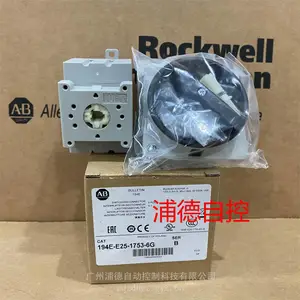 IEC 负载开关194E-E25-1753-6G,194L-HE6G-175灰黑旋转开关