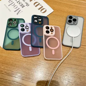 磁吸定制手机壳磁吸壳、透明壳、防摔壳等，产品覆盖iPhone和三星等品牌机型，支持批发定制