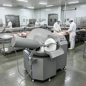 九盈JY-GSZB80L高速变频斩拌机 肉类丸子馅料乳化机 斩切陷机