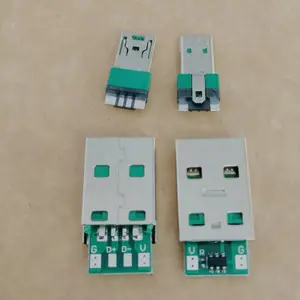 OPPO快充闪充头 MICRO 7P公头带IC+闪充A公 OPPO大电流快充两件套