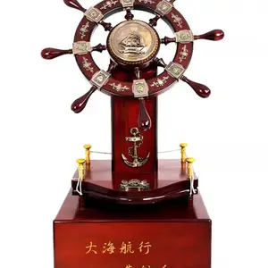 树脂工艺品装饰品摆件帆船一帆风顺水手舵开业贺礼焕环祥定制批发