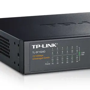 TP-LINK 24口16口百兆交换机桌面式TL-SF1024D网络集线器SF1016D