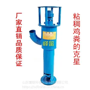 富铭排污泵 批发小型抽渣泵 养殖场化粪池专用排污水泵 热镀锌管立式抽渣泵